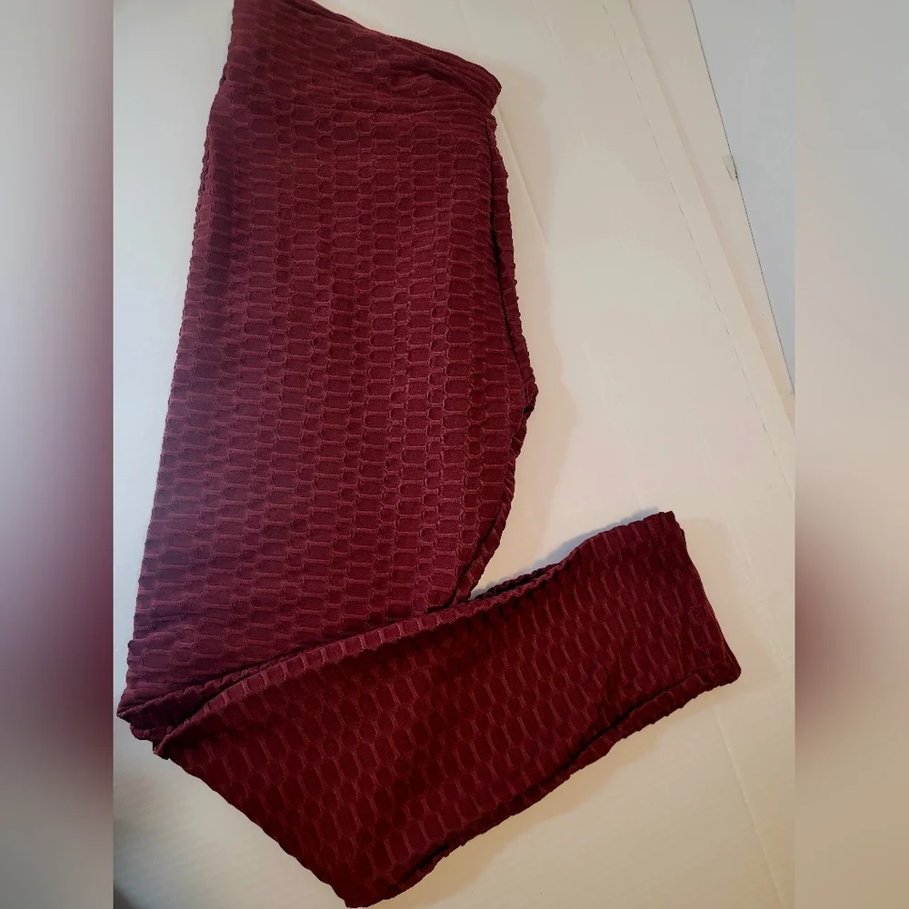 New Look Women Elastic Stretchy Yoga  Scrunchy Pant Leggings Size Xl - Picture 3 of 7